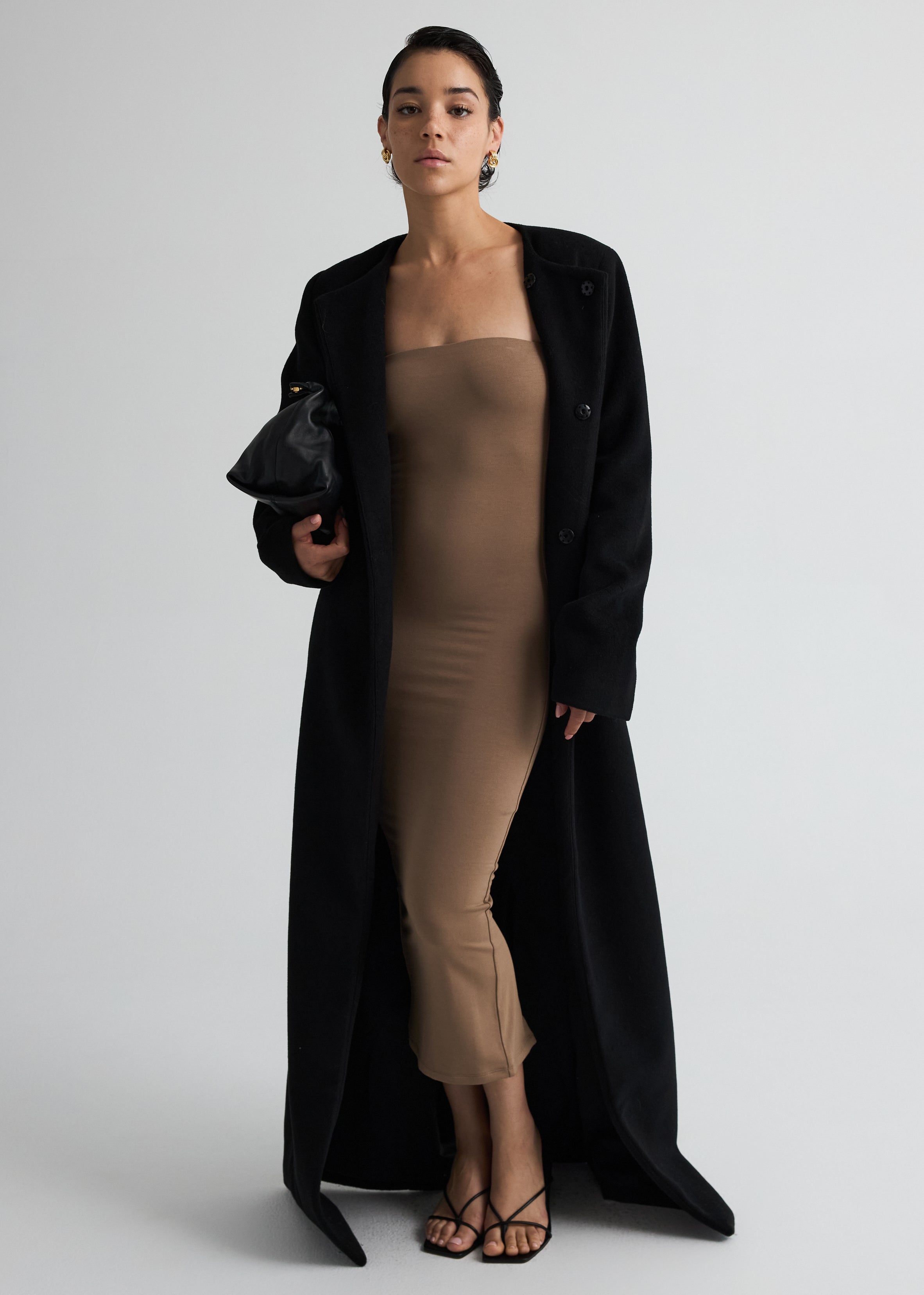Strapless Midi Dress